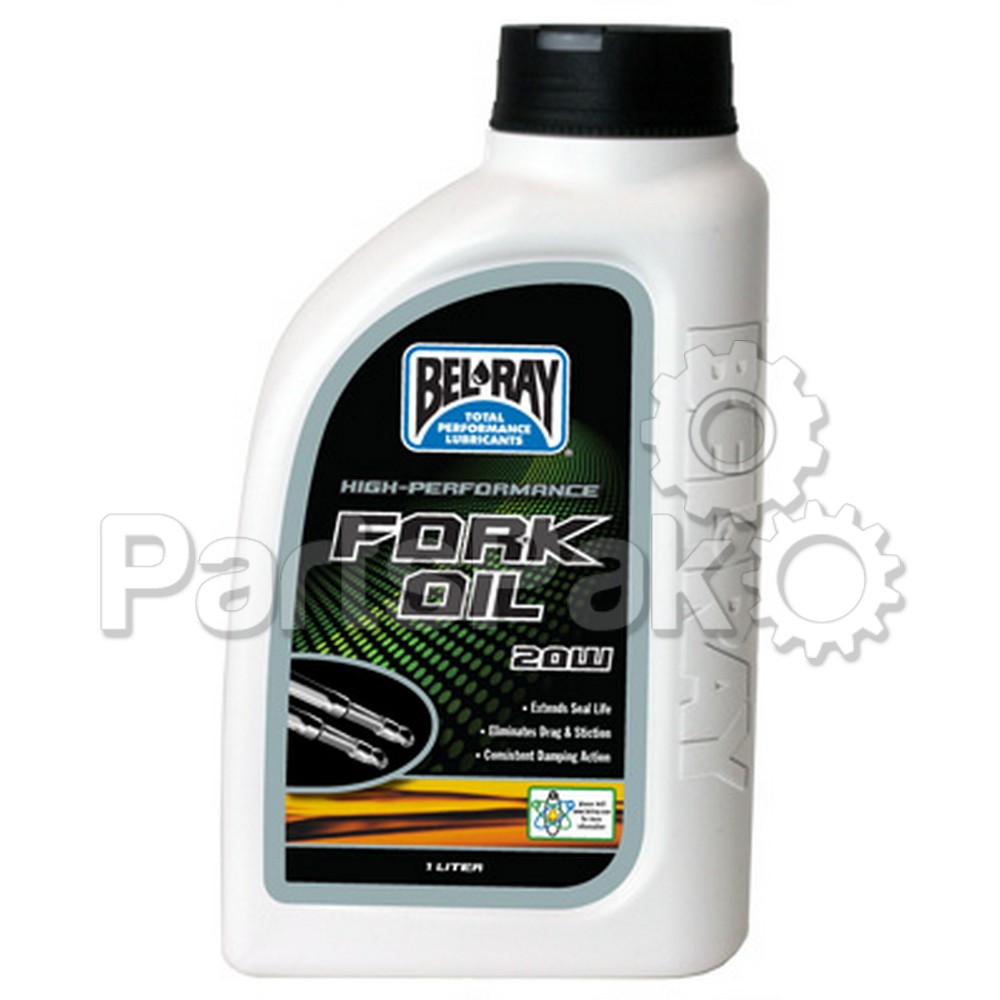 Bel-Ray 99340-B1LW; High-Performance Fork Oil 20W Liter