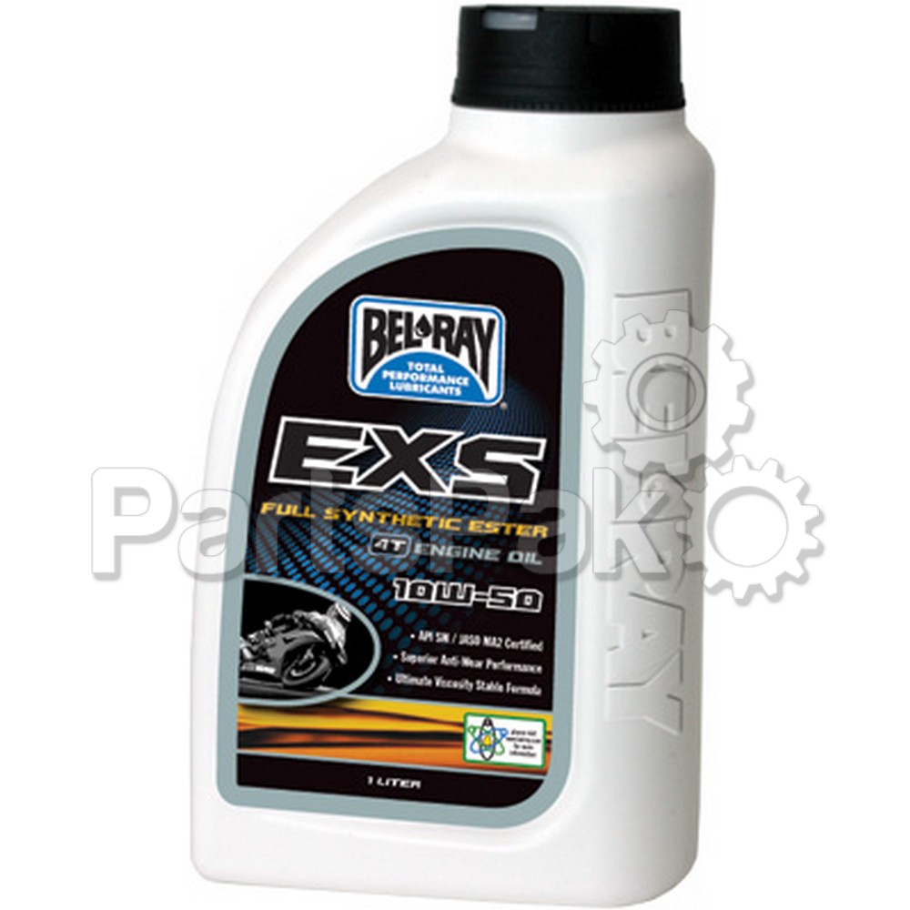 Bel-Ray 99160-B1LW; Exs Full Synthetic Ester 4T Engine Oil 10W-50 Liter