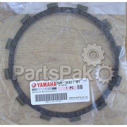 Yamaha 26H-16321-01-00 Plate, Friction; 26H163210100