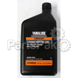 Yamaha ACC-GEARL-UB-QT Yamalube 32 Oz. Gear Case Lube Oil Quart Lubricant (Case of 12 bottles); ACCGEARLUBQT