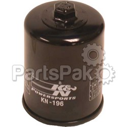 K&N KN-196; Oil Filter (Black); 2-WPS-56-0196