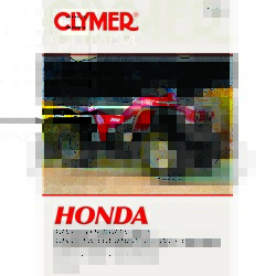 Clymer Manuals M346-3; M346 Honda TRX300 2 and 4Wd 88-00 Clymer Repair Manual; 2-MCD-RM346