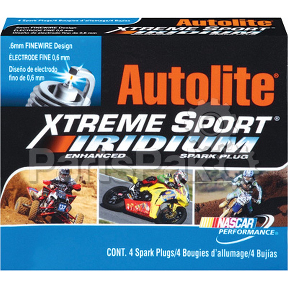 Autolite Spark Plugs XS5224; Spark Plug Xs5224 Iridium Xtreme Sport (Sold Individually)