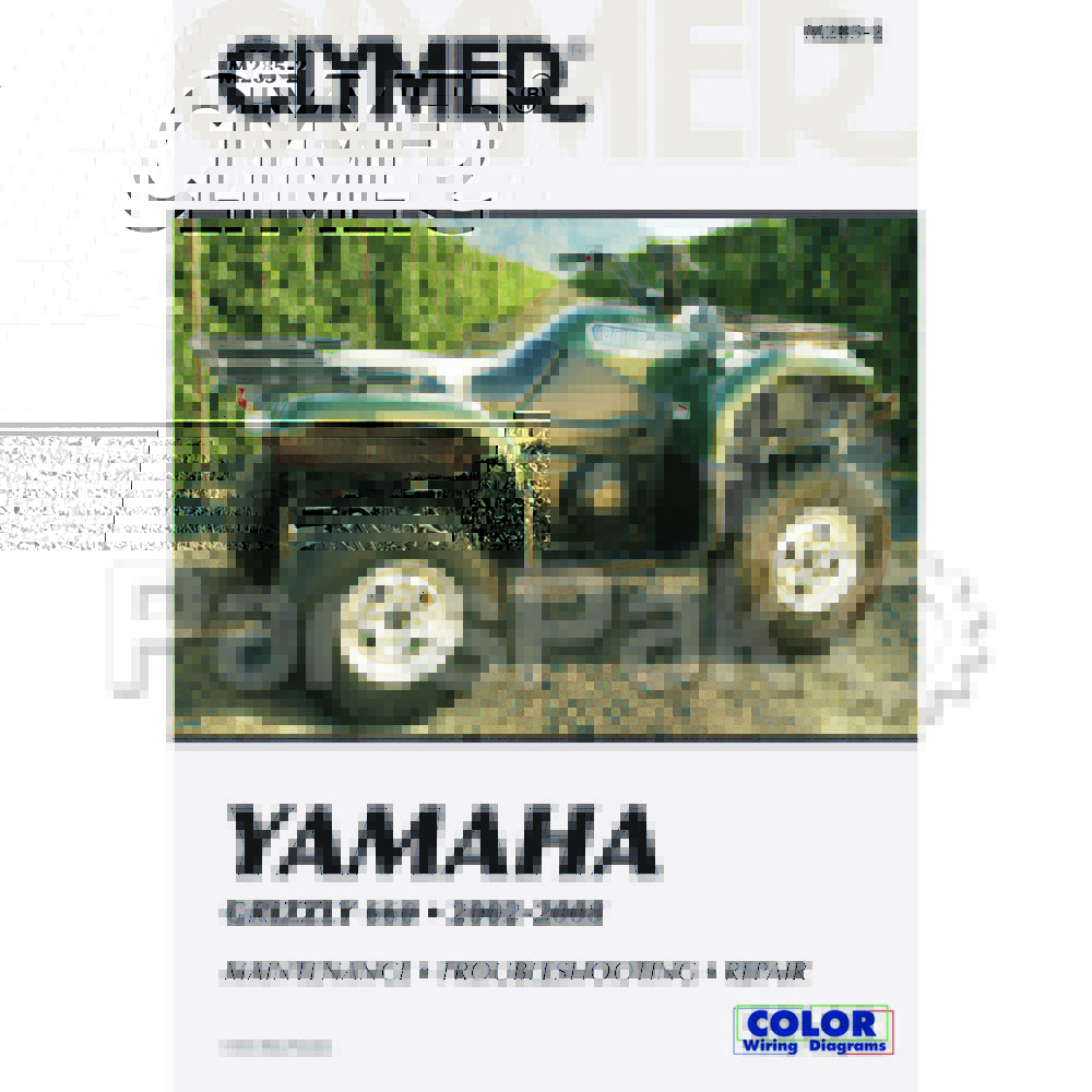 Clymer Manuals M285-2; M285 Yamaha 660 Grizzly Manual