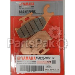 Yamaha 5GH-W0046-00-00 Brake Pad Kit 2; New # 5GH-W0046-10-00