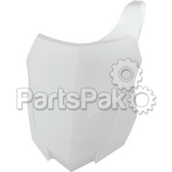 Acerbis 2314150002; Front # Plate White Fits Kawasaki