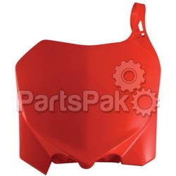 Acerbis 2314360227; Front # Plate Red Fits Honda
