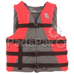 Stearns 3000001716; PFD Life Jacket, Clasic Adult Nylon Red