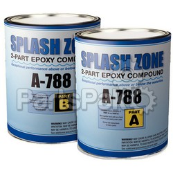 Pettit Paint A788HG; Splash Zone Putty Kit, 1/2 Gal
