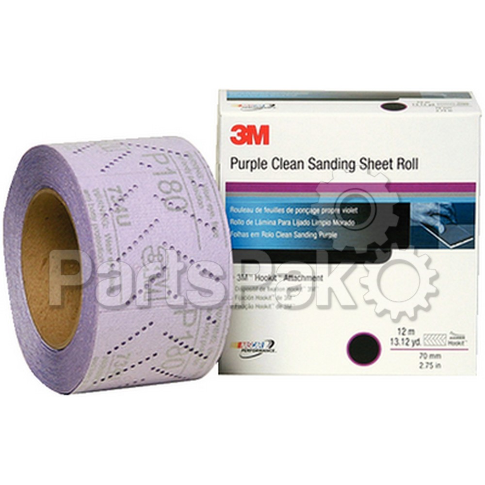 3M 30700; Purple Clean Sanding Sheet Roll P800