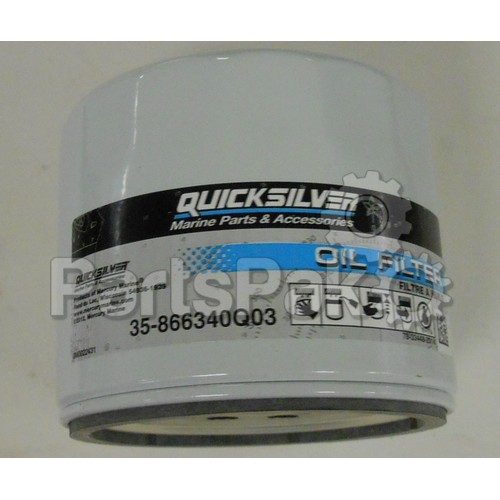 Mercury - Mercruiser 35-866340Q03; W9 Oil Filter - Gm-