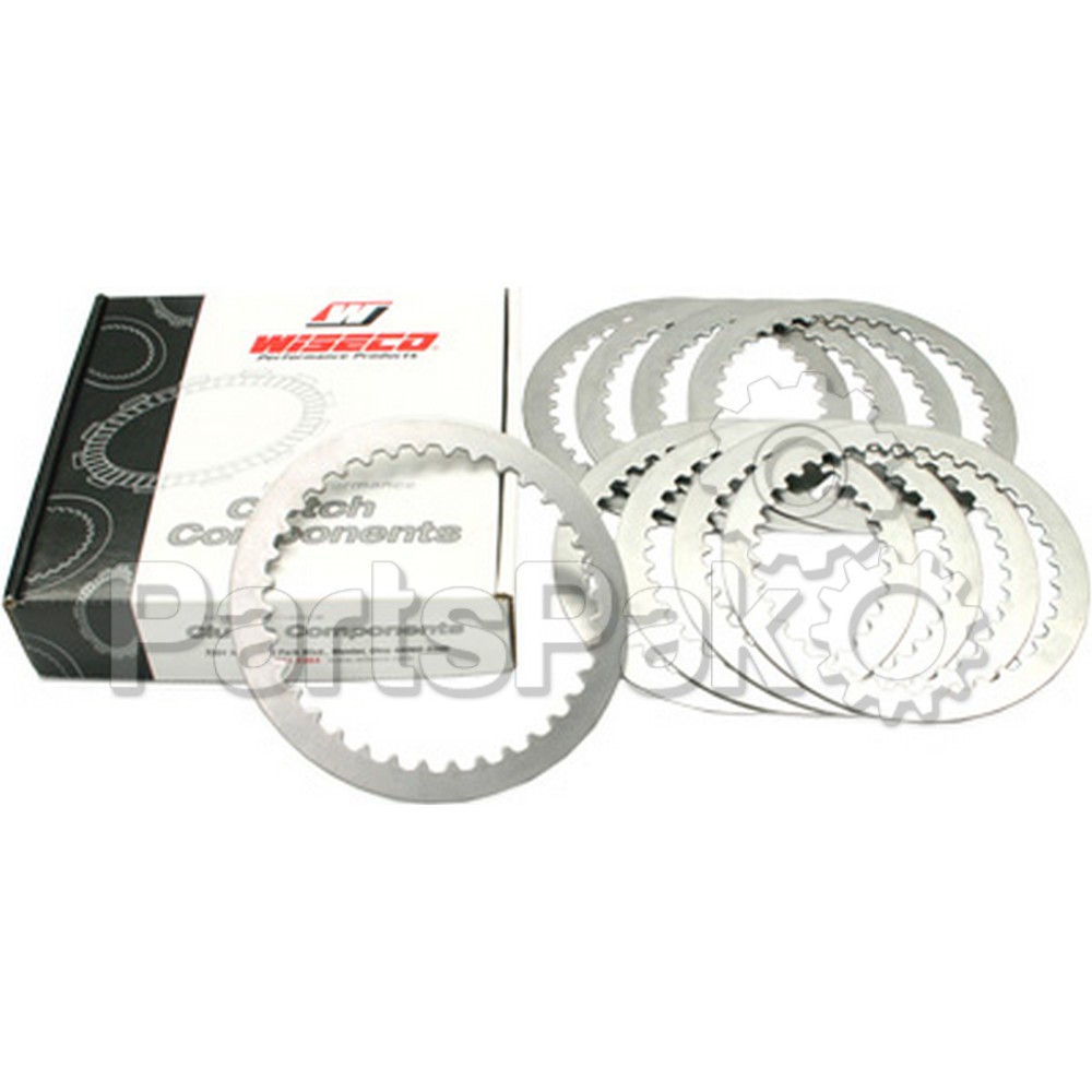 Wiseco WPPS041; Steel Plates Fits KTM 250Exc-F / 350E; Clutch Plate Kit - 9 Steel