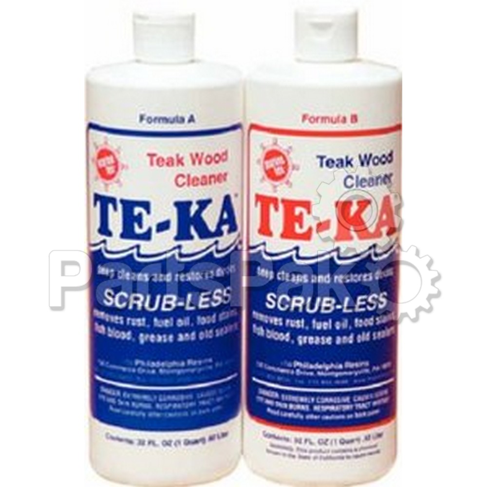 Marine Tex RM340K; Te-Ka Teak Cleaner Quart Kit (part A = 16 oz; part B = 16 oz)