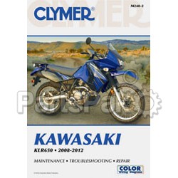 Clymer Manuals M240; Fits Kawasaki Klr650 '08-09 Motorcycle Repair Service Manual