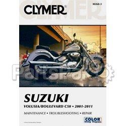 Clymer Manuals M260-2; Fits Suzuki Volusia C50 Motorcycle Repair Service Manual; 2-WPS-27-M260
