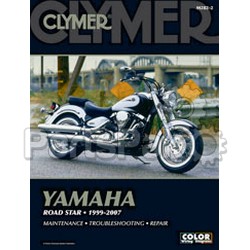 Clymer Manuals M282; Fits Yamaha Road Star Motorcycle Repair Service Manual; 2-WPS-27-M282