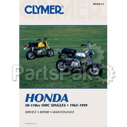 Clymer Manuals M31013; Fits Honda 50-100Cc Motorcycle Repair Service Manual