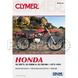 Clymer Manuals M31214; Fits Honda Xr / Xl75-100 Motorcycle Repair Service Manual