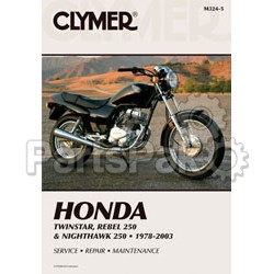 Clymer Manuals M3245; Fits Honda Twinstar 250 Motorcycle Repair Service Manual; 2-WPS-27-M324