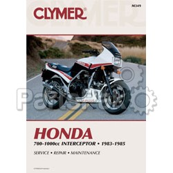 Clymer Manuals M349; Fits Honda 700-1000Vf Motorcycle Repair Service Manual