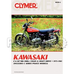 Clymer Manuals M359-3; Fits Kawasaki Z1/Kz900/1000 Motorcycle Repair Service Manual