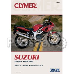 Clymer Manuals M361; Fits Suzuki Sv650 Motorcycle Repair Service Manual; 2-WPS-27-M361