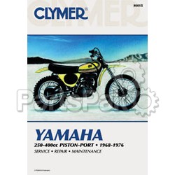Clymer Manuals M415; Fits Yamaha 250-400 Motorcycle Repair Service Manual; 2-WPS-27-M415