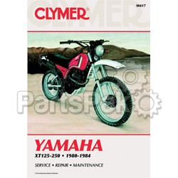 Clymer Manuals M417; Fits Yamaha Xt125-250 Motorcycle Repair Service Manual; 2-WPS-27-M417