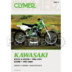 Clymer Manuals M4473; Fits Kawasaki Kx125 250 500 Motorcycle Repair Service Manual; 2-WPS-27-M447