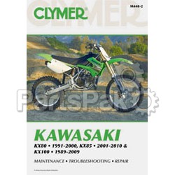 Clymer Manuals M448-2; Fits Kawasaki Kx80-100 Motorcycle Repair Service Manual; 2-WPS-27-M448