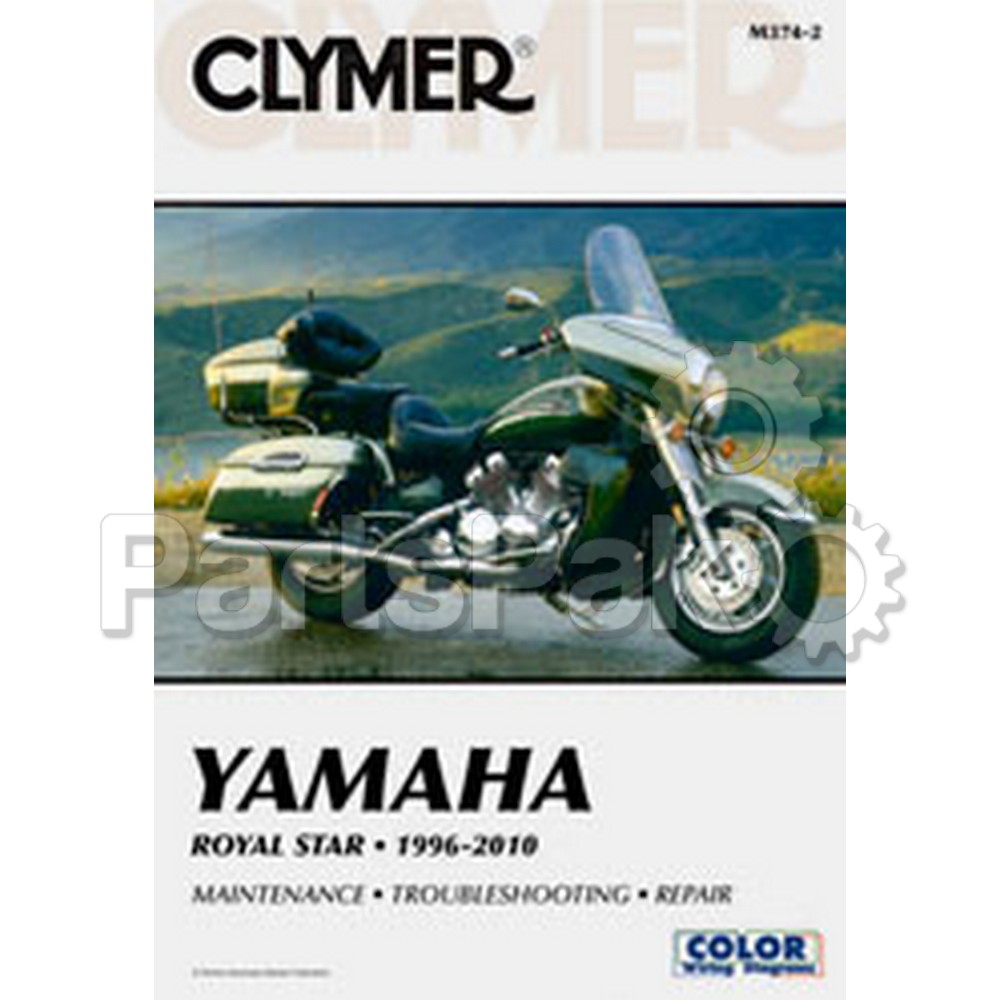 Clymer Manuals M374-2; Fits Yamaha Royal Star Motorcycle Repair Service Manual