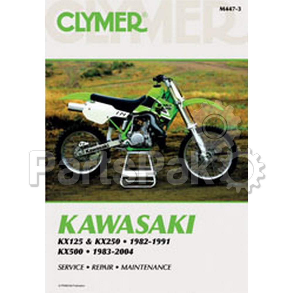 Clymer Manuals M4473; Fits Kawasaki Kx125 250 500 Motorcycle Repair Service Manual