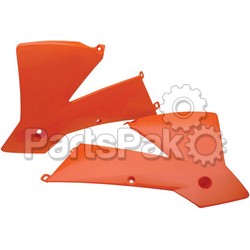 Acerbis 2071380237; Radiator Scoop (Fits KTM Orange); 2-WPS-1591-9384