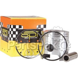 SPI SM-09243D; Piston T-Moly Double Ring Fits Ski-Doo Fits SkiDoo; 2-WPS-54-9243SPS