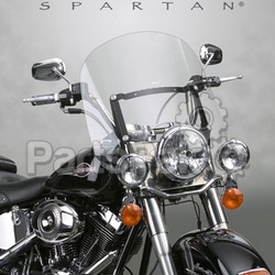 National Cycle N21300; SPARTAN,17'' HT,Clear Windshield,Q, for FLSTC models
