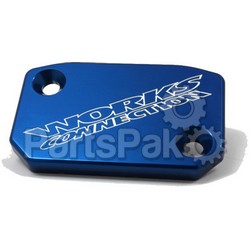 Works Connection 21-060; Front Brake Cover (Blue)
