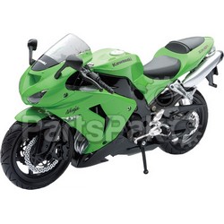 New-Ray 42443A; Replica 1:12 Super Sport Bike 06 Fits Kawasaki Zx10R Green; 2-WPS-959-0005