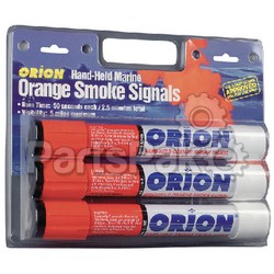 Orion 958; Hand Held Orange Smoke 3-Pack