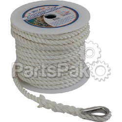 Sea Dog 301110100WH1; Anchor Line White 3/8 inch X 100 ft