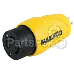 Marinco (Actuant Electrical) S1530; Adapter 15-Amp Male Straight Blade to 30-Amp Female; LNS-69-S1530