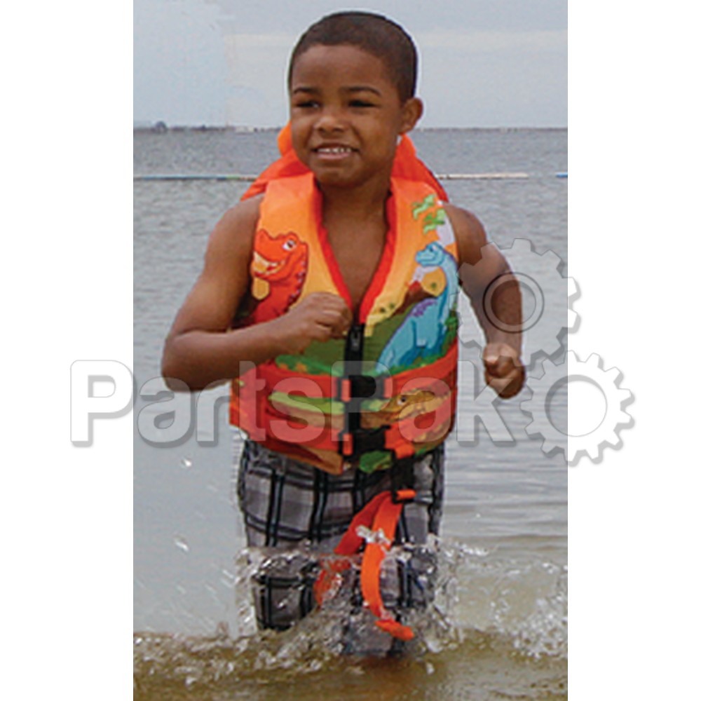 Kent 10430020000115; PFD Life Jacket Child Water Buddie Dinosaur