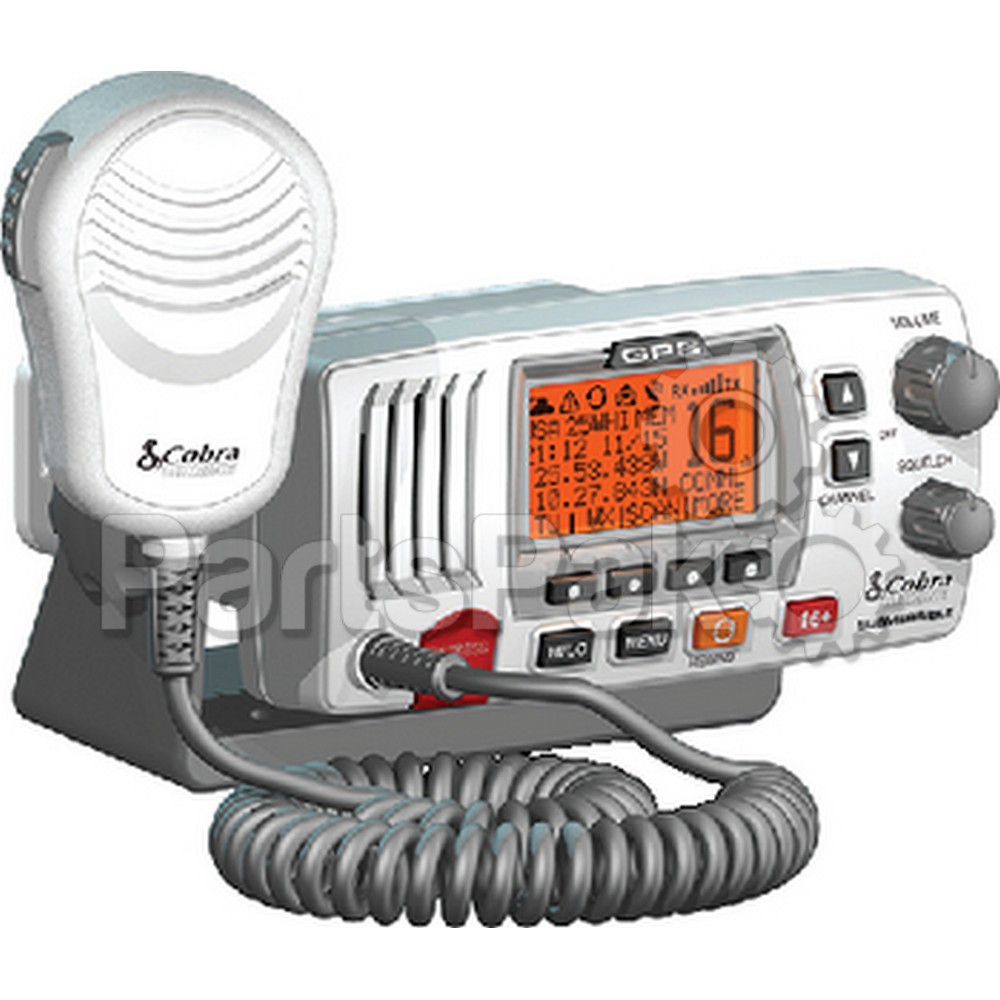 Cobra Marine MRF77WGPS; VHF Radio Gps White