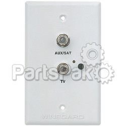 Winegard RV7542; Tv Antenna Satellite Wall Plate; LNS-401-RV7542
