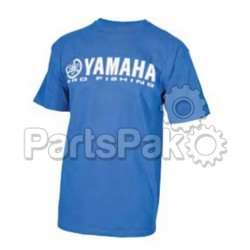 Yamaha CRP-14SPF-BL-SM Tee Shirt T-Shirt, Pro Fishing Short Sleve Blue Small; CRP14SPFBLSM