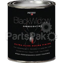 Pettit Paint 1869Q; Black Widow Racing Finish Quart