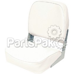 Wise Seats 3313710; Seat Low Back Fold Down White