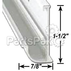 AP Products 021562018; Gutter Rail Polar White 8 Foot