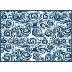Camco 42841; 8 Foot X16 Foot Blue Swirl Patio Mat