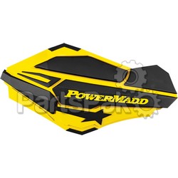 PowerMadd 34406; Pm Sentinal Handguard Fits Suzuki Yellow / Black; 2-WPS-18-95185