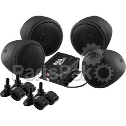 Boss Audio MCBK470B; Mc470 Speaker System Black 1000W; 2-WPS-63-8027